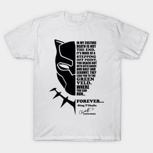 Chadwick Boseman Black Panther Quote T-Shirt